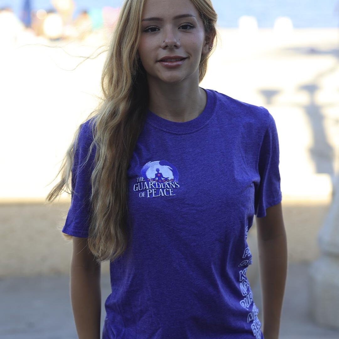 Purple T-Shirt "The Guardians of Peace"