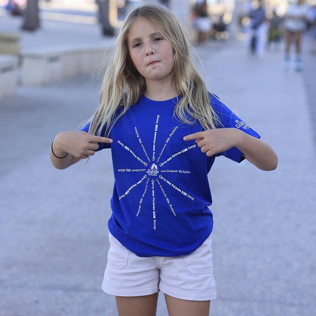 Royal Blue T-Shirt "The Guardians of Peace"