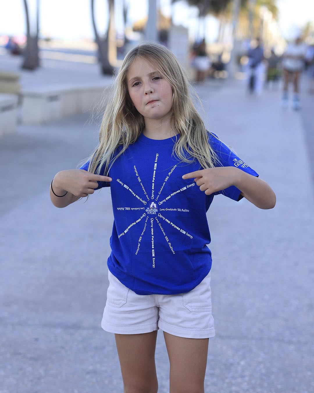 Royal Blue T-Shirt "The Guardians of Peace"